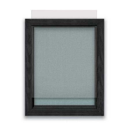 United Visual Products Indoor Enclosed Combo Board, 72"x36", Gold Frame/Green & Buff UVCB7236G-GREEN-BUFF